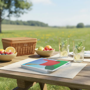 Red Rooster Paper Napkins