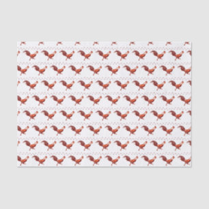 Red Rooster Tissue Paper