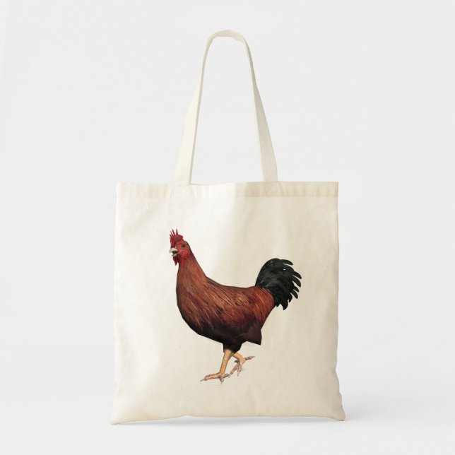 Red Rooster Tote Bag (Front)