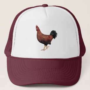 Red Rooster Trucker Hat