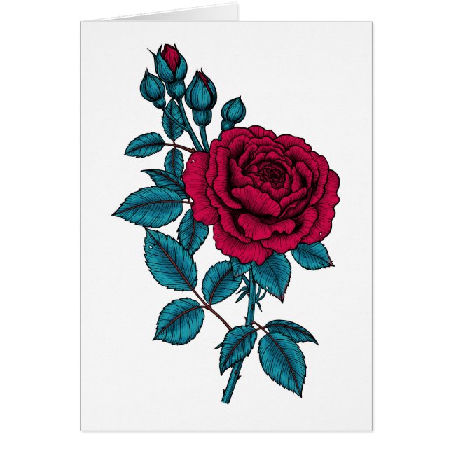 Red rose (Front)
