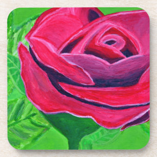 Red Rose2 Coaster