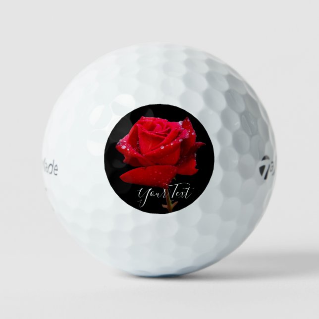 Red Rose ゴルフボール Golf Balls (Front)