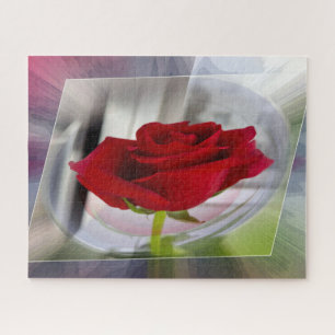 Red rose 2 jigsaw puzzle