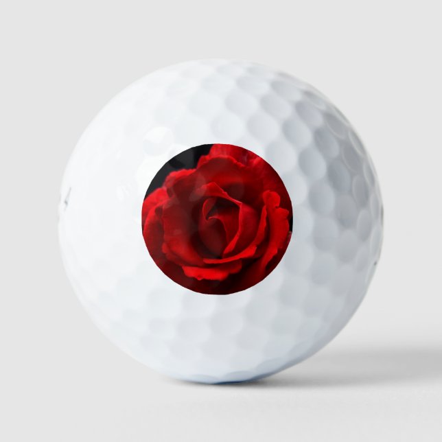 Red Rose be6 gbcna Golf Balls (Front)