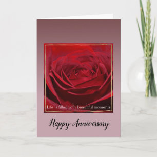 Red Rose Beautiful Moments Card