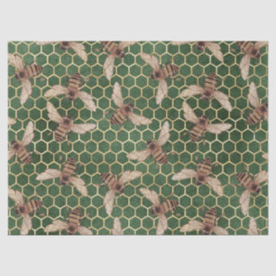 Red Rose Bee Series Design 55 Tissue Paper