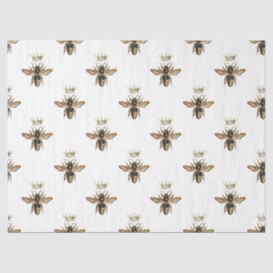 Red Rose Bee Series Design 6 Tissue Paper