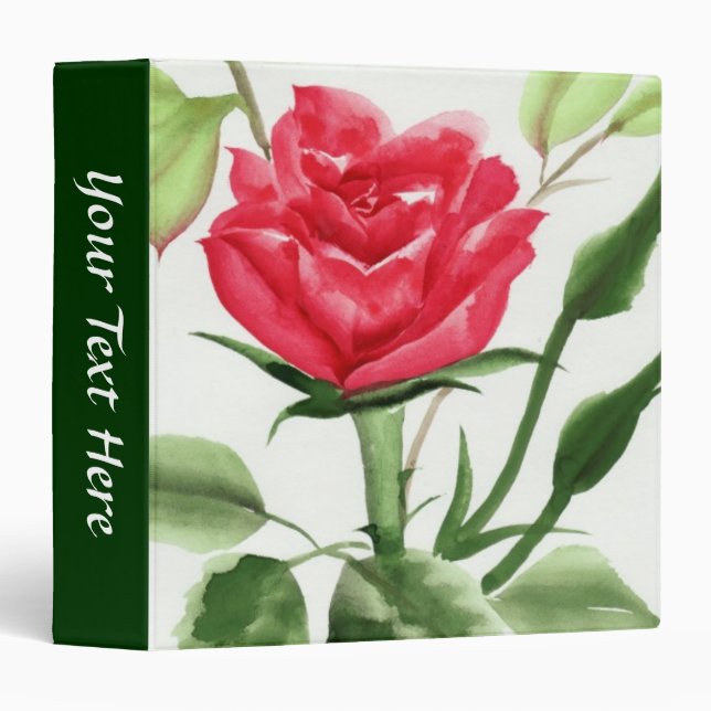 Red Rose Binder (Front/Spine)