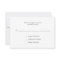 Red Rose Black Flourish Wedding RSVP Response Card
