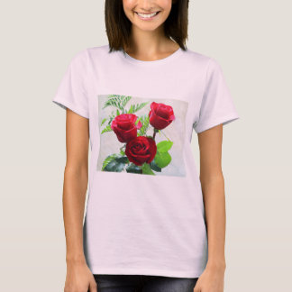 Red Rose Bloom T-Shirt