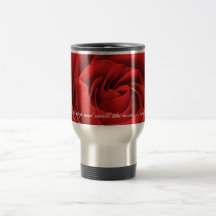 Red Rose Blossom Mug