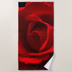 Red Rose btcna Beach Towel