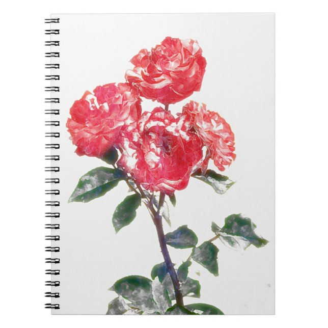 Red Rose Bunch from Gertie's Garden Notebook (Front)