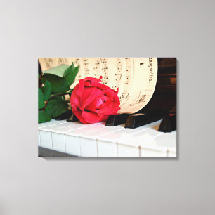 Red Rose Canvas Print
