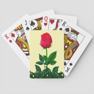 Red Rose Classic Playing Cards