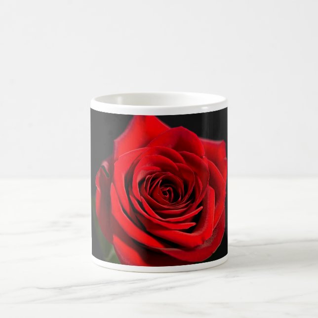 Red Rose Coffee Mug (Center)
