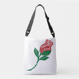 Red Rose Crossbody Bag