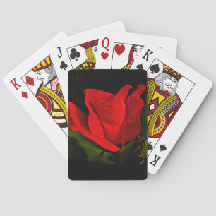 Red Rose - Dark Passion Playing Cards