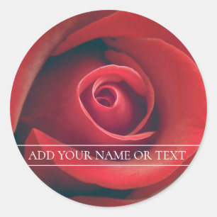"RED ROSE" ENVELOPE SEAL STICKER