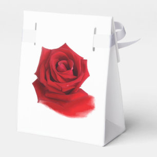 Red Rose Favor Box