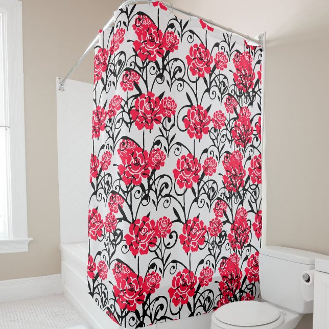 Red Rose Floral Illustration Pattern Design  (Creator Uploaded)