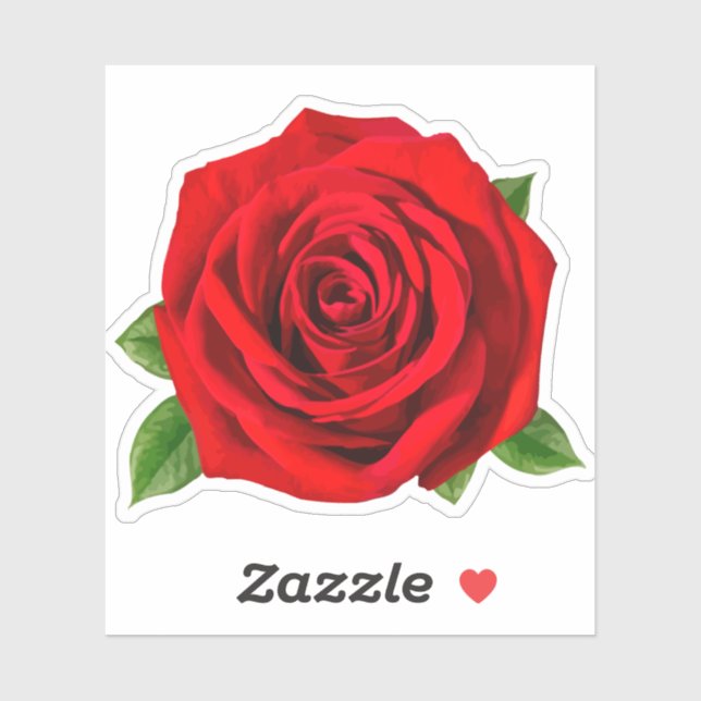 Red Rose Flower (Sheet)