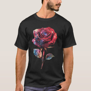 Red Rose Flower Botanist Garden Flower Red Rose 1 T-Shirt