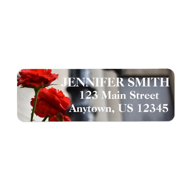 Red Rose Flower Gate Photography Personalized (Front)