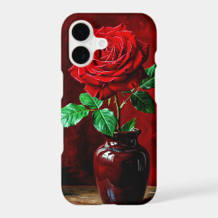 Red Rose Flower Painting