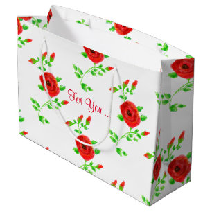 Red Rose Gift Bag