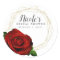 Red Rose Gold Geometric Glam Bridal Shower