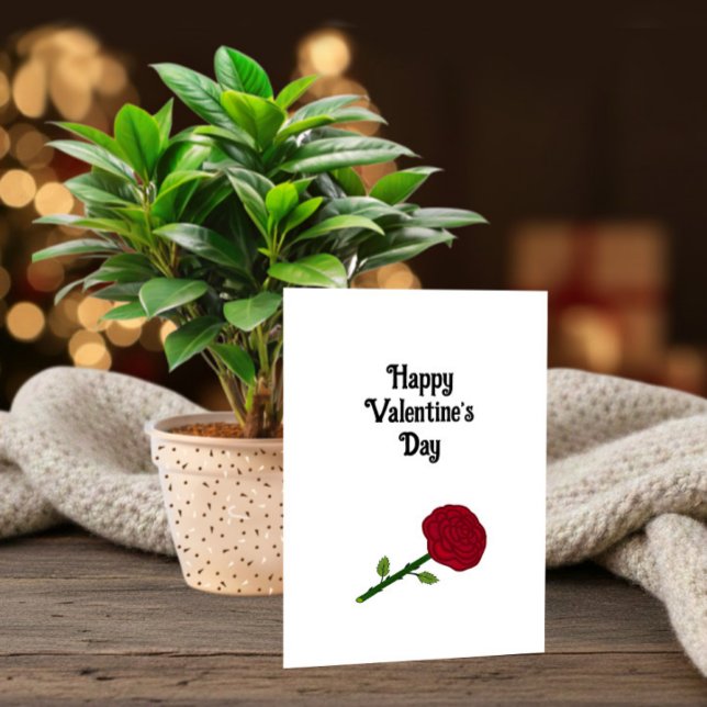 Red rose holiday card (Creator Uploaded)