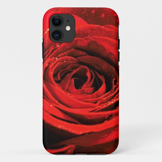 Red rose I-phone à peine là coque (Dos)