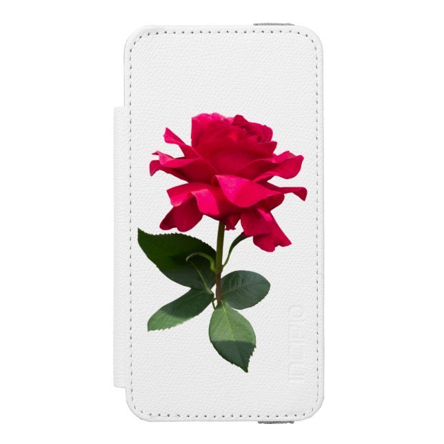 Red rose incipio iPhone wallet case (Folio Front)