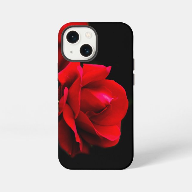 Red rose iPhone case (Back)