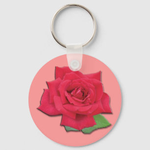Red Rose Keychain