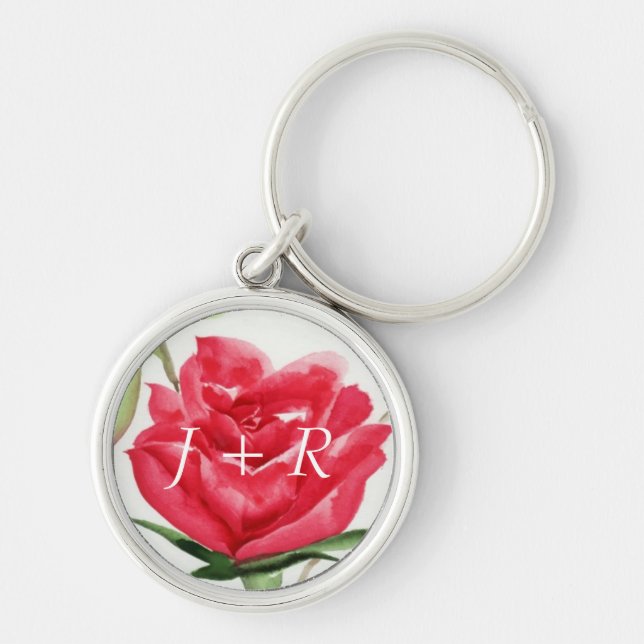 Red Rose Keychain (Front)