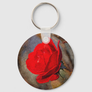 Red Rose Keychain