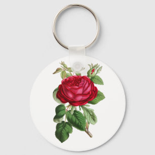 Red rose keychain