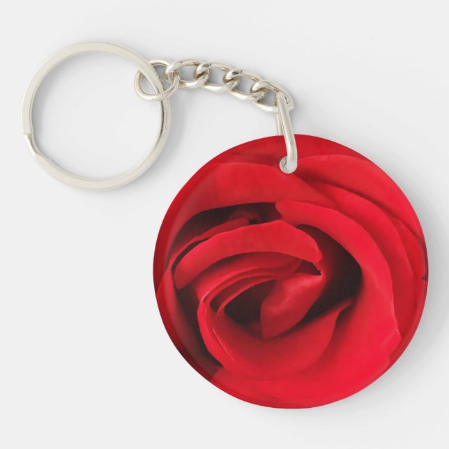 Red Rose Keychain (Front)