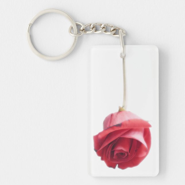 Red Rose Keychain (Front)