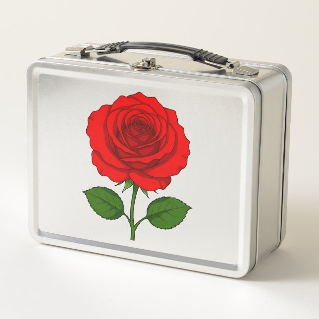 Red Rose Lunch Box (Front)