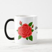 Red Rose Mother's Day Morping Mug