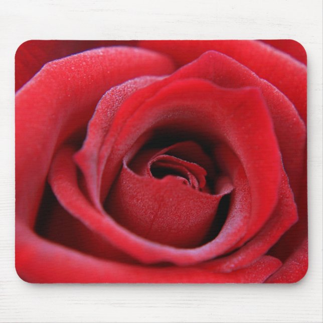 Red Rose Mouse Pad (Front)