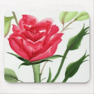 Red Rose Mouse Pad