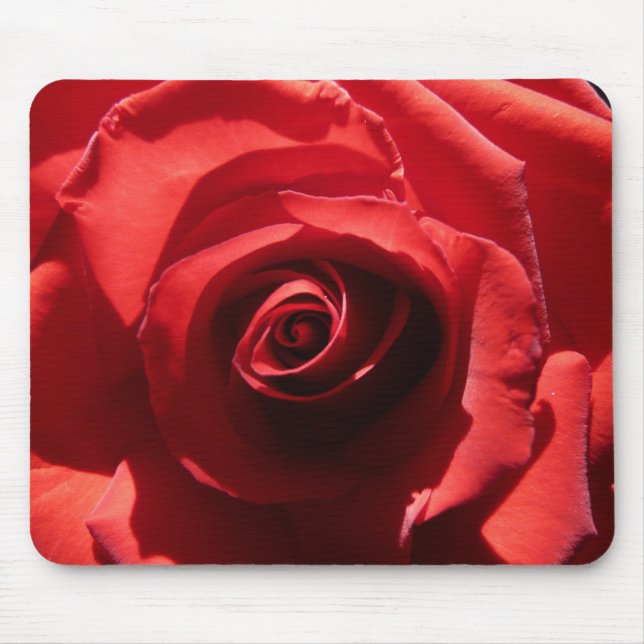 Red Rose Mouse Pad (Front)