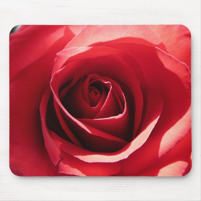 Red Rose Mouse Pad (Front)