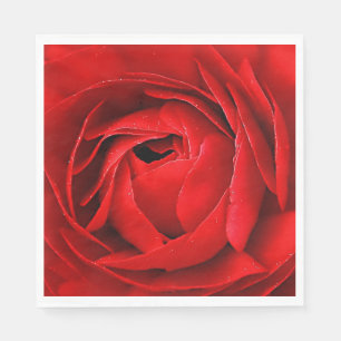 RED ROSE NAPKIN