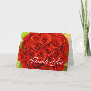 Red Rose Note Card Template